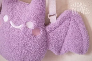 Bat Plush Purse - Lavender