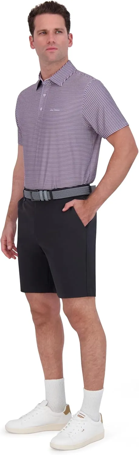 Ben Sherman Men's Performance Luxury Golf Polo Shirt Stretch & Buttery Soft Fabric, Athletic Fit