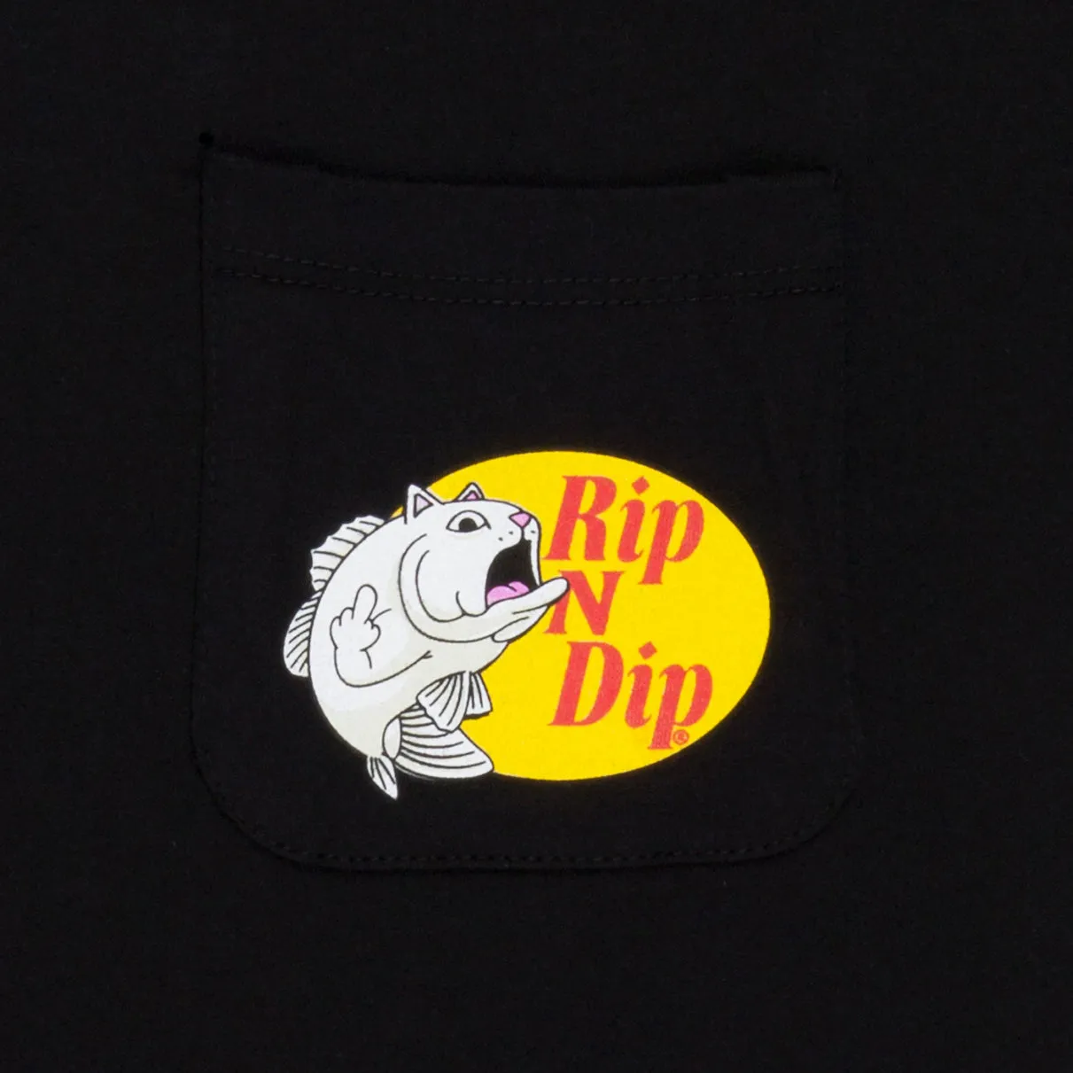 Catfish Pocket Tee (Black)