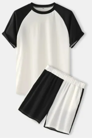 Colour Blocking Combo Black & White