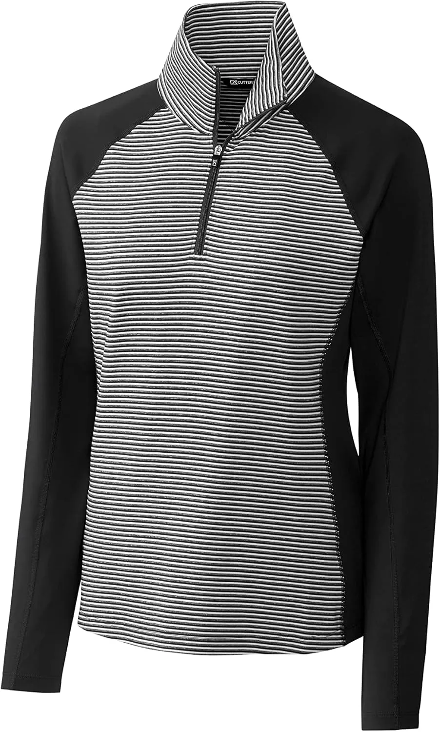 Cutter & Buck Women's Forge Tonal Stripe Half Zip