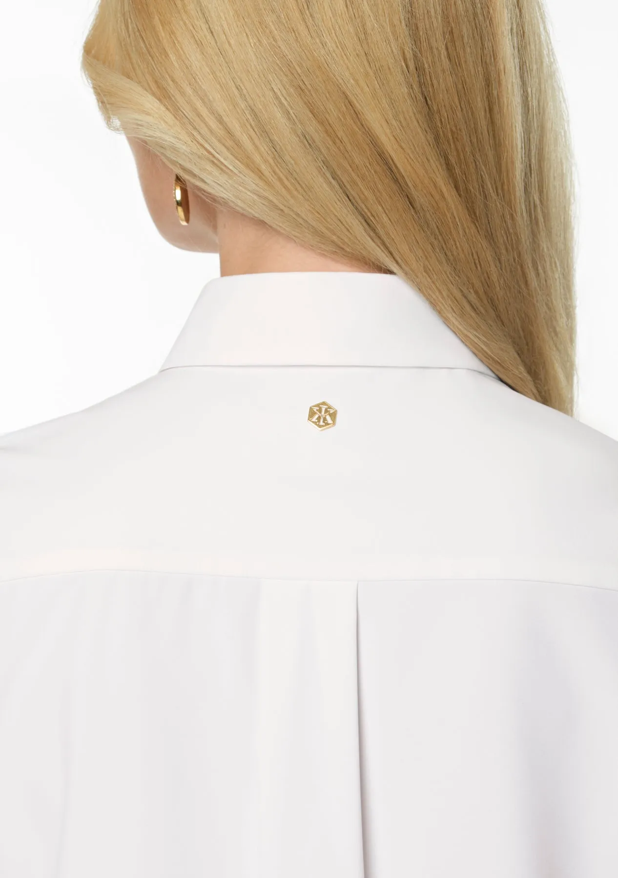 DONNA Stretch Shirt white