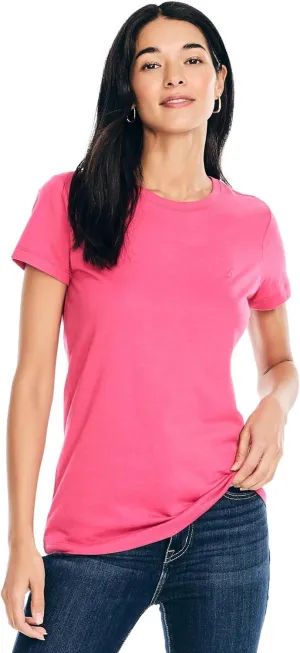 Nautica Women's Classic Fit Crew-Neck J-Class T-Shirt