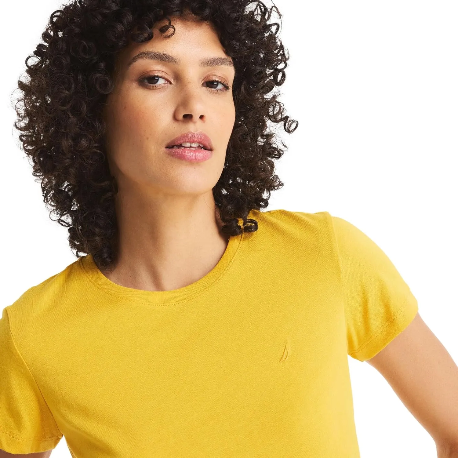 Nautica Women's Classic Fit Crew-Neck J-Class T-Shirt